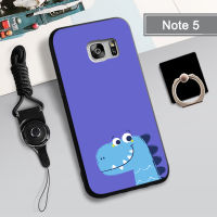 เคส TPU แบบนิ่มสำหรับ Samsung Galaxy Note 5เคสโทรศัพท์คลุมทั้งหมดสายรัดและฝามีที่ถือวงแหวนโทรศัพท์กันรอยขีดข่วนแบบแฟชั่น