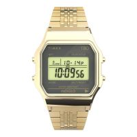 Timex T80 TW2U93500 GOLD นาฬิกา Unisex  สายสแตนเลส สีทอง