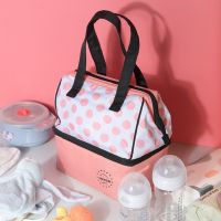 Fashion Lunch Bag Mommy Crossbody Handbag Big Functional Large Baby Diaper Travel Bag for Baby Care 25*25*16cm