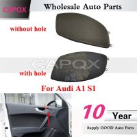 CAPQX สำหรับ Audi A1 S1 2011-2018ลำโพงประตูแต่งขอบประตูรถที่ปิดแผงงัดแตรรถและอุปกรณ์เสริม