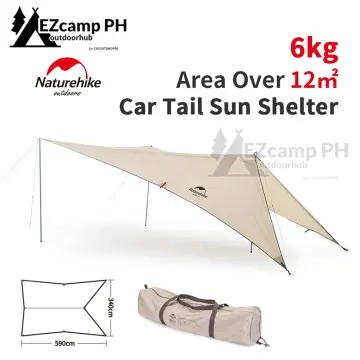 Naturehike Cotton Hexagonal Sun Shelter 3-4 Persons 4.5kg Rain