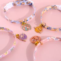 ★〓YUFei〓★Summer Flower ins Collar Star Shape Drop Cat Necklace Soft Cloth Adjustable Dog Teddy Collar Accessories Supplies