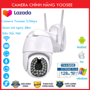 Camera wifi Yoosee Ptz 28led xoay 360 độ 28 Led 3.0Mpx  TÙY CHỌN COMBO KÈM