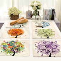 【CC】﹍☈  of Print Fabric Placemat for Dining Table Manteles Coaster Design Decoration Accessories