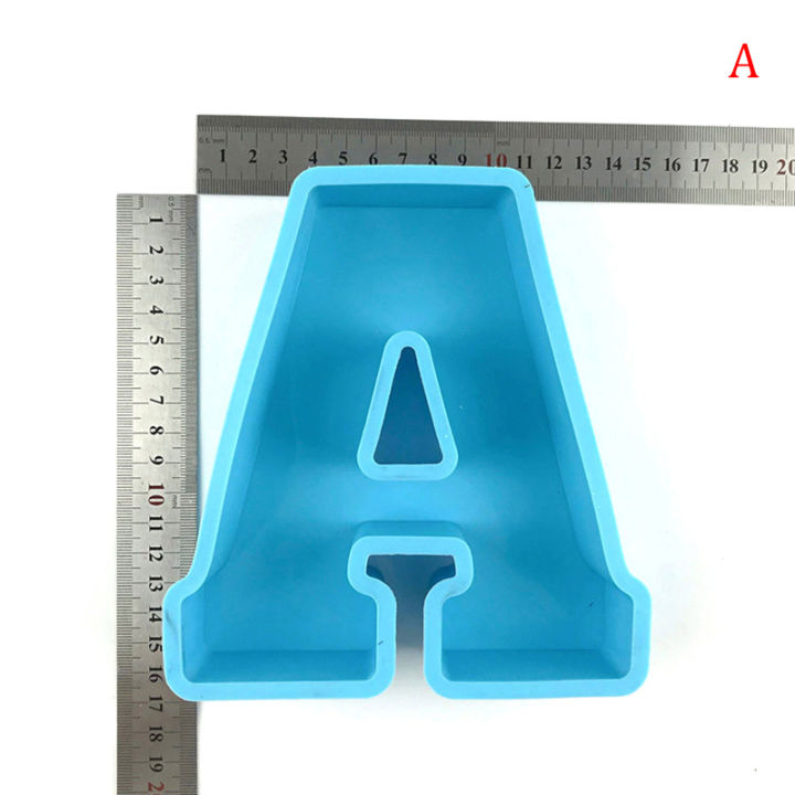 Jizha Silicone Alphabet Molds 26 Capital Large Letter Molds Epoxy Resin  Molds Decor