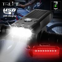 3000LM L2/T6 Bicycle Light Waterproof USB Rechargeable Built-In 5200mAh Bike Light Cycling Lamp Torch Handlebar Bike Flashlight Rechargeable  Flashlig