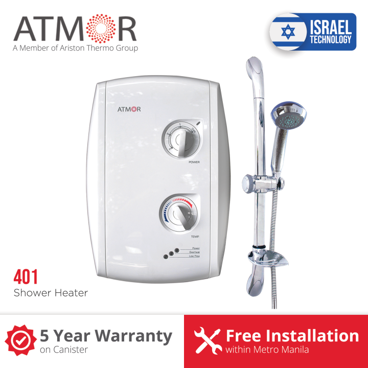 Atmor 401 3.5kW Instant Electric Heater for Shower, Single Point ...