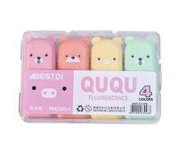 ปากกาไฮไลท์ 4 แท่ง 4 สี เน้นข้อความNO:30468