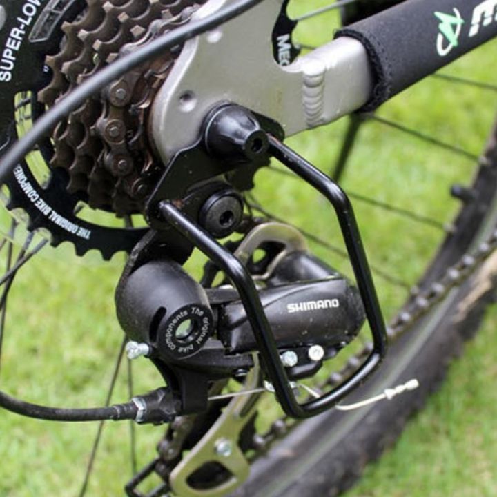caoshsแม่พิมพ์ตัวเปลี่ยนเกียร์หลังจักรยานปรับได้-อุปกรณ์ป้องกันโซ่ตัวป้องกันจักรยานเสือภูเขาอุปกรณ์ป้องกันเกียร์