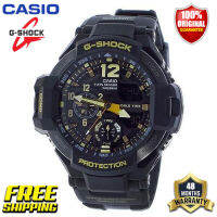 G-Shock GA1100 ของแท้ผู้ชายกีฬานาฬิกาเซ็นเซอร์คู่เคลื่อนไหวกลางแจ้งกันกระแทกกันน้ำโคลนอัตโนมัติยกไฟรับประกันสี่ปี GA-1100GB-1A