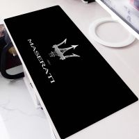 (Hulux electron) Mousepad แผ่นรองเมาส์น่ารัก Maserati โลโก้ Gaming Keyboard Pad บนโต๊ะ Mause Gamer อุปกรณ์เสริมโต๊ะ PC Gamer ตู้พรม