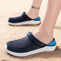 Unisex Fashion Beach Sandals Thick Sole Slipper Waterproof Anti-Slip Sandals Flip Flops for Women Men House Slippers