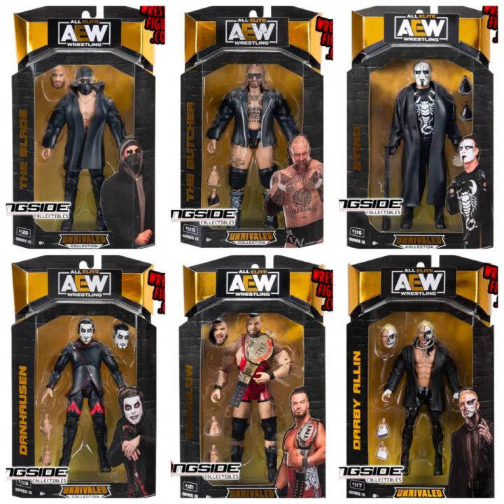 WWE AEW Series 13 DARBY ALLIN Action Figure Wrestling Figure Display ...