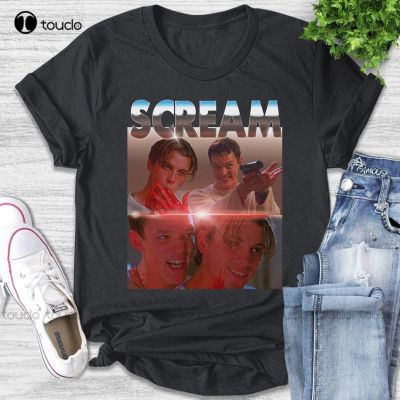 Stu Macher Billy Loomis T-Shirt Movie Quote Unisex T Shirt Scary Movies Tee Halloween Horror Shirt White Tshirts Christmas Gift