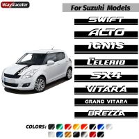 รูปลอกฝาปิดเครื่องยนต์สติ๊กเกอร์หลังคารถยนต์สำหรับ Suzuki Swift Alto Ignis Celerio SX4 Scross Grand Vitara Brezza Accessories