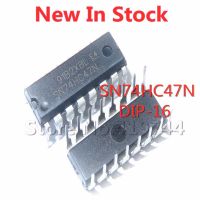 5PCS/LOT SN74HC47N 74HC47 DIP-16 BCD—7-segment high-efficiency decoder in-line In Stock NEW Original IC Artificial Flowers  Plants