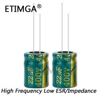 5pcs/lot 400V 22UF High Frequency Low Impedance 400V22UF Aluminum Electrolytic Capacitor Size 13*17 20% WATTY Electronics