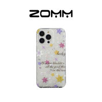 ZOMM เคสไอโฟน เปลือกหอย ลายดาว แบบอ่อน สำหรับ 14ProMax/11