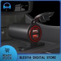 Blesiya 3.0 USB คู่ไฟฟ้าในรถยนต์อะแดปเตอร์ชาร์จในรถยนต์ชาร์จเร็วสำหรับยานพาหนะ