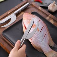 Fish Scale Knife Seafood Fish Filting Cutter Scaler Knives Cleaning Peeler Can Opener Kitchen Cooking Tools Gadgets Accesories