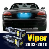 2pcs LED License Plate Light Bulb Number Lamp For Dodge Viper 2003-2010 2004 2005 2006 2007 2008 2009 Accessories