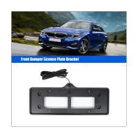 Car Front Bumper License Plate Support Mount Frame Front View Camera for BMW 3 Series 2020