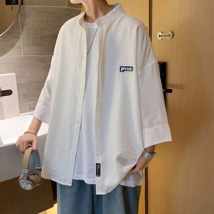 2023-wwwkk-เสื้อมีกระดุม-mode-korea-ฮาราจูกุชายสำหรับผู้ชายเสื้อผ้าแนวสตรีทฮิปฮอปเสื้อทรงหลวมสไตล์วินเทจ2xl-สั่งตัดตามขนาดได้