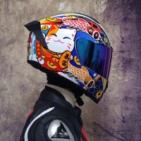 【LZ】pwdiwnd Full Face Racing Helmets Winter Warm Double Visor Motorcycle Helmet Motorbike Sports helmet