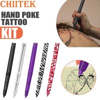 【YF】 1pcs Tattoo Hand Pen Holder Poke Stick Needle Grip Traditional Manual Body Arts Needles Accessories