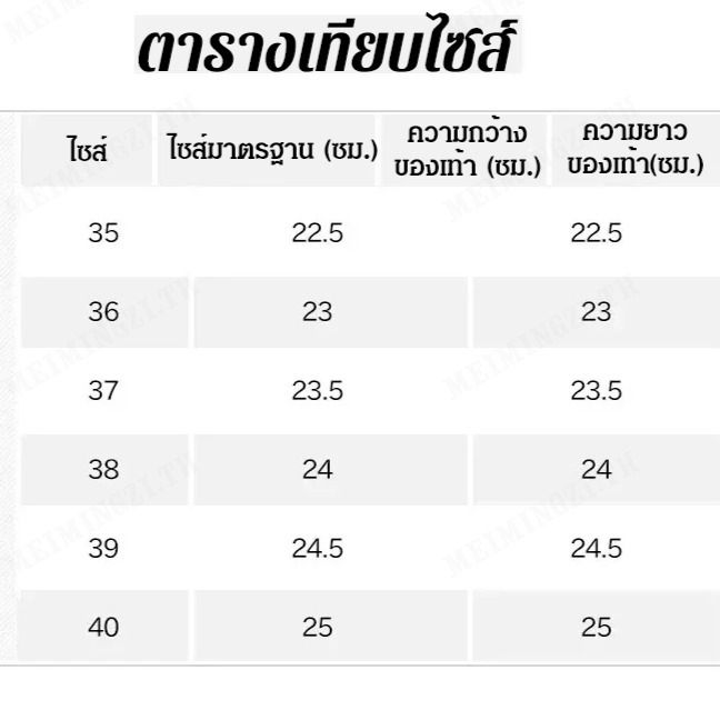 meimingzi-สปอตสินค้า-รองเท้าผู้หญิงสีสันสดใหม่ที่มีการออกแบบเป็นพิเศษ