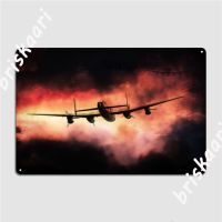 ตำนาน Avro Lancaster Bomber โลหะแผ่นโลหะโปสเตอร์ส่วนบุคคลแผ่นถ้ำบาร์ Cinema โรงรถป้ายโปสเตอร์  （Stock size: 20cm * 30cm）