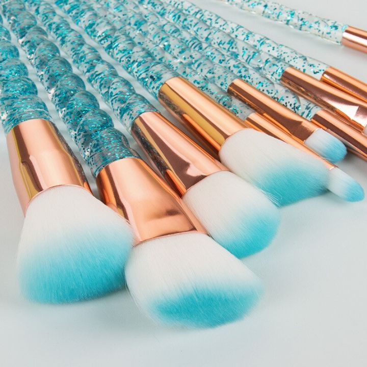10-pcs-makeup-brush-set-crystal-threaded-handle-powder-foundation-blush-blending-cosmetic-beauty-make-up-brush-pincel-maquiagem-makeup-brushes-sets