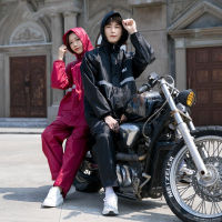 Men Women Motorcycle Raincoat Suit Split Rain Coat Waterproof Poncho Womens Fashion Raincoats Hiking Cycling Rain Gear