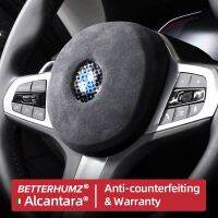 Alcantara Wrap For BMW G30 G20 G28 G32 G38 G11 G12 F40 G29 G01 G02 G05 Steering Wheel Airbag Trim Cover Car Interior Accessories