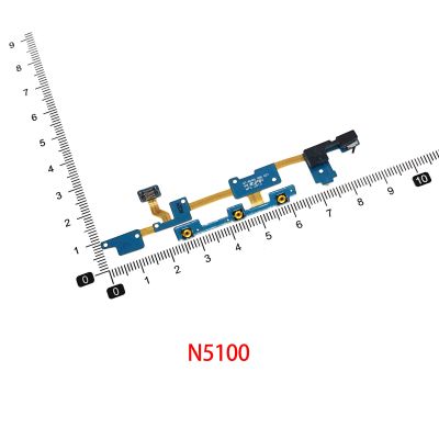 ปุ่มเปิด/ปิดไอโฟนเปิดปิดเสียงคีย์ด้านข้างปิดเสียงสวิตช์สายเคเบิ้ลยืดหยุ่นสำหรับแท็ปซัมซุง N5100 N8000 P3100 P1000 P5100 P6200 P7510 P7500 P5200