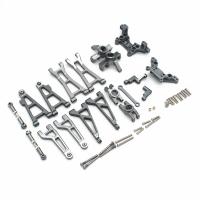 Metal Suspension Arm Steering Block Set for HBX 16889 16889A 16890 16890A SG1601 SG1602 1/16 RC Car Upgrades Parts Kit