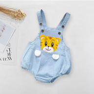 IENENS Summer Baby Boy Girl Bodysuit Button Jumpsuit Cartoon Cotton thumbnail