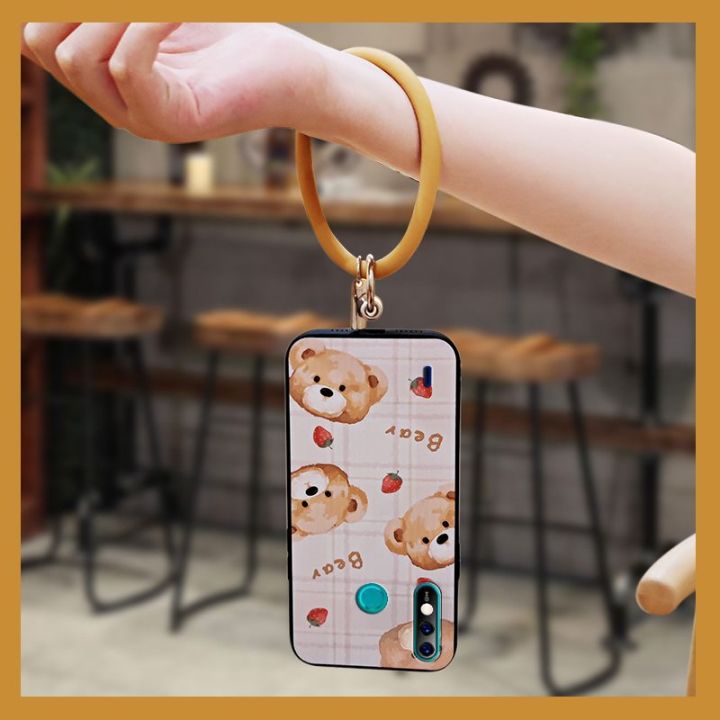 youth-advanced-phone-case-for-itel-a56-a56-pro-soft-shell-cute-couple-taste-solid-color-creative-ring-back-cover-funny