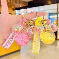 【LZ】♙△▨  Cartoon Quicksand Bottle Chaveiro Liquid Small Gift Doll School Bag Pendant Atacado 20Pcs