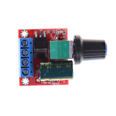 [aCHE] MINI DC MOTOR PWM SPEED CONTROLLER 5A 4.5V-35V สวิทช์ควบคุมความเร็ว LED dimmer