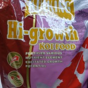 Bao 1kg Thức ăn cá KoiKing Higrowth cao cấp siêu tăng trưởng, tăng màu