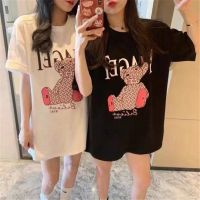 [พร้อมส่ง] เสื้อยืดแฟชั่นผู้หญิงOversize สไตล์เกาหลีเสื้อยืดคู่รักเสื้อยืดแขนสั้น31374