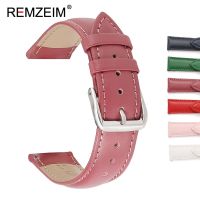 〖Bar watchband〗REMZEIMLeather 14Mm 16Mm 18Mm 20Mm 22Mm FRU Straps WomenAccessories