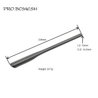 Pro Bomesh Taper Carbon Tube 33.4cm Grip 3K Woven Triangle Butt Rod Building Component Handle Rod Repair DIY Blank Accessory