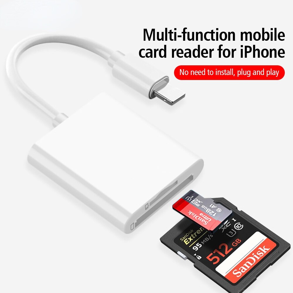 lightning sd card reader not working ios 14