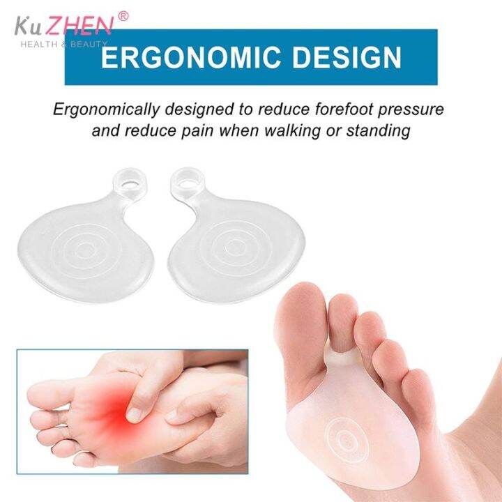 1pair-silicone-cushion-forefoot-metatarsal-ball-foot-pad-toe-silicone-cushion-half-yard-othotics-foot-support-pain-relief-insert