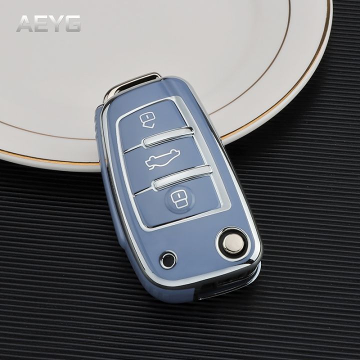 hot-cppppzlqhen-561-แฟชั่น-tpu-car-key-กรณี-shell-fob-สำหรับ-audi-a3-a4-a5-c5-c6-8l-8p-b6-b7-b8-c6-rs3-q3-q7-tt-8l-8v-s3อุปกรณ์เสริม