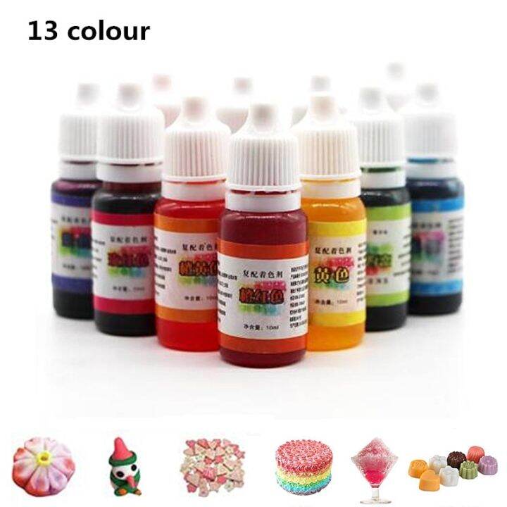 cod-free-cas-congbiwu03033736-เค้กครีมมาการอน15มล-สีสันสดใสส่วนผสมการอบฟองดูว์13สีเค้กอาหารทานได้สีเครื่องมือการอบและขนมอบ