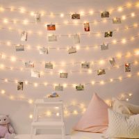 【CW】 LED String Lights Photo Clip USB Battery Operated Garland Fairy Lamp Christmas Decoration Holiday Party Wedding Xmas Lighting