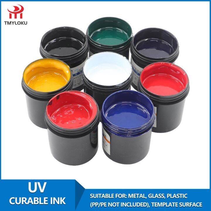 UV Curable Inks Metal Glass Wood Plastic Screen Printing Inks LED